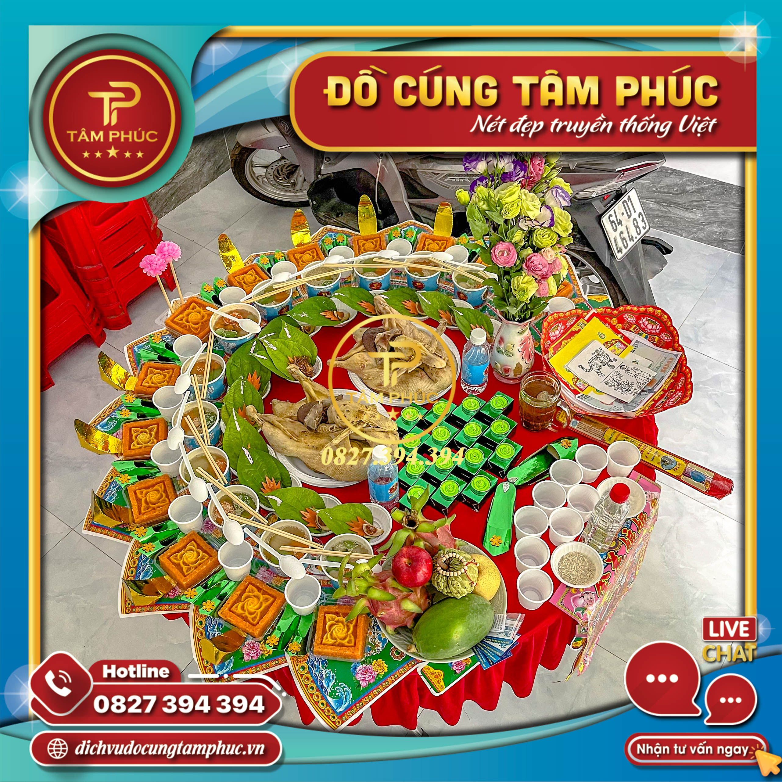 Săn Sale 12/12 Dịch vụ mâm cúng trọn gói.